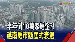 上半年10萬家房企Say Goodbye?! 台商不諱言"越南房市懸崖式衰退" 95%公司裁員...千個建案停工規模上兆｜非凡財經新聞｜20230829