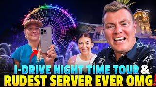 International Drive Orlando Night TOUR! | ICON Park, Bars, Restaurants & SHOCKING Service! 🫣 