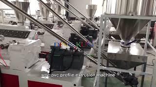 PVC Profile Extrusion Machine WPC Panel Production Line