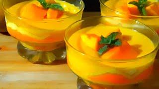 Mango Custard Recipe । Bangladeshi Fruit Custard Recipe By Shishirer Rannaghor