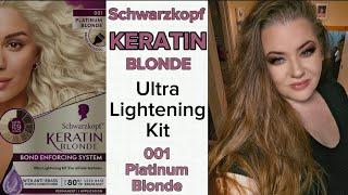 Brunette to Bronde | Schwarzkopf KERATIN BLONDE Ultra Lightening Kit | Application & Review