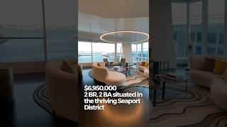 Check Out This Stunning $6,950,000 Condo at St. Regis With Views Of Boston Harbor #boston #stregis