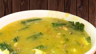 SOPA DE FUBÁ COM COUVE - RECEITA ESPECIAL DE INVERNO