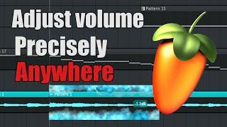 Adjust volume in specific areas- no automation (FL Studio)