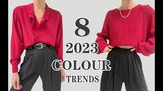 【搭配师分享】2023年最值得尝试的Pantone流行色｜8 Color Trends That You Can‘t Miss In 2023️