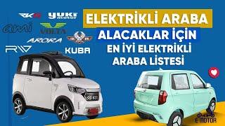 Elektrikli Araba Alacaklar İçin 2024'ün En İyi Modelleri!