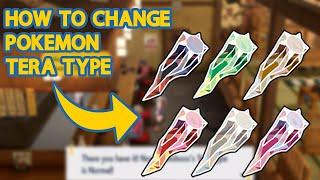 How To Change Your Pokemon Tera Type - Pokemon Scarlet & Violet