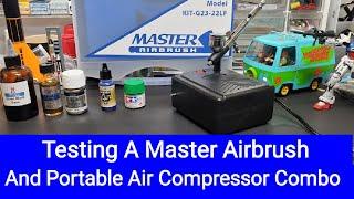 Testing A Master Airbrush & Portable Air Compressor Combo - Is It Worth $60 ??