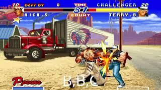 Real Bout Fatal Fury 2: The Newcomers - Rick Strowd combos