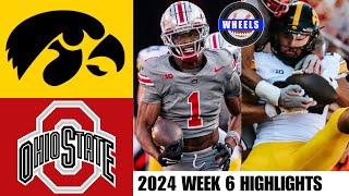 #3 Ohio State vs Iowa | Full Game Highlights | 2024 College Football Highlights