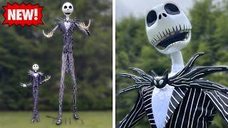 13FT Animatronic JACK SKELLINGTON Nightmare Before Christmas Prop Review! (Home Depot 2023)