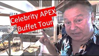 Celebrity Apex OceanView Cafe Buffet Tour