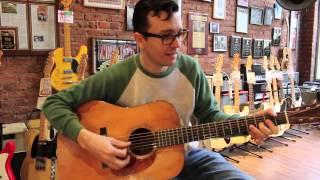 Eric Daw demos a 1938 Martin D-18