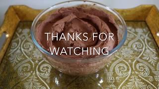 How to make chocolate buttercream