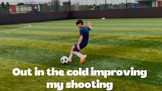 Improving my shooting out in the cold !!!