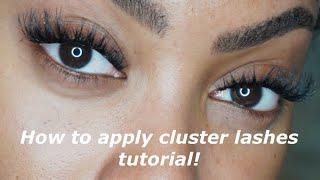 *DETAILED* Cluster Eyelash Application Tutorial | PETITE-SUE DIVINITII