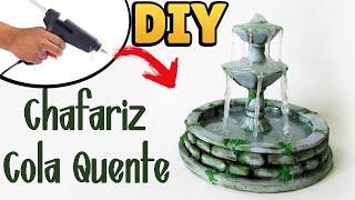 DIY: Hot Glue Fountain Tutorial - Cold porcelain or Polymer Clay