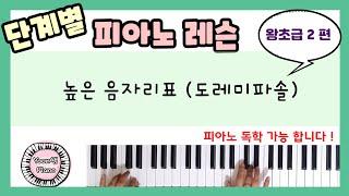 단계별 피아노 레슨 왕초급 2ㅣ피아노 레슨ㅣ피아노 독학ㅣ처음 피아노 배우기ㅣAprender tocar piano