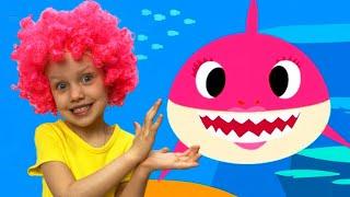 Tiburon bebe canción de niños | Baby shark | Canciones Infantiles con Alex y Nastya