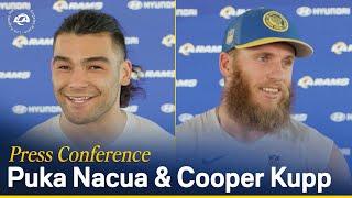 Puka Nacua & Cooper Kupp On Returning From Injury, Preparation In A Short Week & Fixing Slow Starts