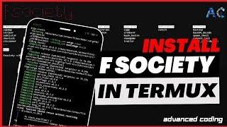 fsociety tool in termux no root with nmap and top 10 tools in 1 tool #fsociety #termux #hacker