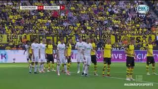 Borussia Dortmund 4x3 Augsburg - PACO ALCÁCER  FAZ HAT-TRICK E É DECISIVO NO FINAL