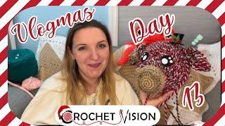 Big Cows Are Out of Timeout | Crochet Vision Vlogmas Day 13