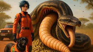 Rescue story: anaconda snake rescued from wasp parasite; paw SOS