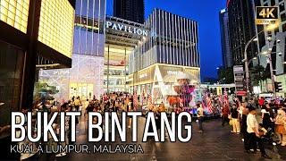 Bukit Bintang Walking Tour: Where Culture and Entertainment Converge | Kuala Lumpur, Malaysia | 4K