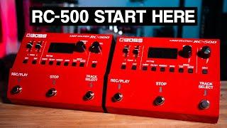 BOSS RC-500 Loop Station Getting Started Guide!! (Loop Station Overview)