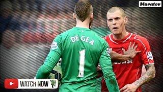 Martin Skrtel - Stomp Tackle On De Gea - Liverpool vs Manchester United - 22/02/15 - 720pᴴᴰ50fps