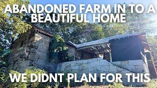 Renovating Our Abandoned Farm House but Things Don’t always go to Plan….