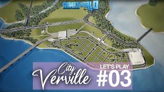 Cities Skylines World: Let's Play City Verville - Ep. 3 Starting with Downtown