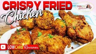 Keto Fried Chicken using Whey Protein Powder to replace flour ️