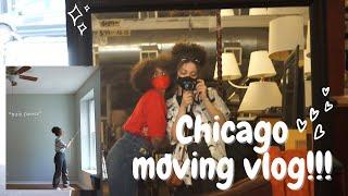 Moving Vlog! | My First Apartment in Chicago!!!