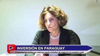 EMBAJADORA DE ITALIA   INVERSIONES EN PARAGUAY