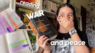 I was challenged to war and found peace  FINISHING WAR AND PEACE (or did it finish me?)