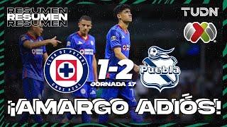 Resumen y goles | Cruz Azul 1-2 Puebla | AP2023-J17 | Liga Mx | TUDN