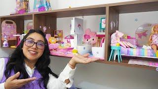 HAGO y DECORO una CASA KAWAII para BARBIE | Daailum