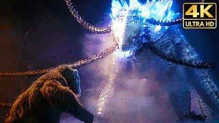 King Kong Meets Skar King & Shimo 4K Full Fight Scene (2024) Godzilla x Kong The New Empire Movie