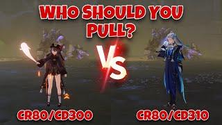 Hu Tao Double Hydro vs Neuvillette Hyper Taser Gameplay Comparison & Showcases! Who Should You Pull?