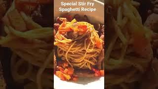 Try out this special Stir Fry Spaghetti Recipe