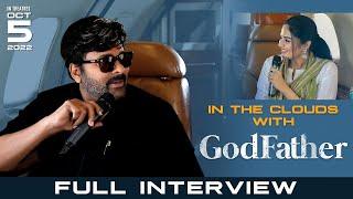 Sreemukhi interview with chiranjeevi | In The Clouds With God Father Interview | TFPC