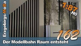 Folge 162- Der Modellbahn Raum entsteht - DR 1/87 H0  - (Deutsch)