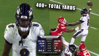 Lamar Jackson 'RAN FOR HIS LIFE' FULL HIGHLIGHTS  Ravens vs Chiefs 2024 Highlights