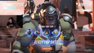 SUPER WINSTON GAMEPLAY OVERWATCH 2 SEASON 5 TOP 500