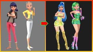 Miraculous Ladybug & Chloe GLOW UP Inside Out Inside Out 2024 Joy & Diggust - Transformation