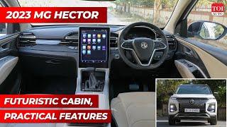 2023 MG Hector Interior Review: How good is the largest touchscreen in the segment? | TOI Auto