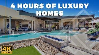 4 Hours of Luxury Homes in Las Vegas | 4K