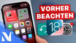 iOS 18 erscheint HEUTE - Das müsst ihr VORHER beachten! | Nils-Hendrik Welk